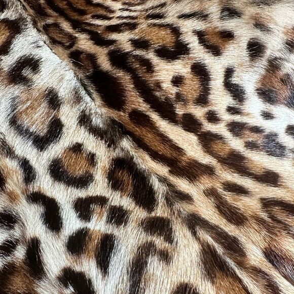 Ralph Lauren Leopard/Ocelot Print Shearling Mereworth Vest - Picture 14 of 16